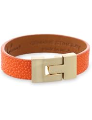 Leighelena Thin Jigsaw Buckle Bracelet, 7"