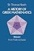 A History of Greek Mathematics: From Thales to Euclid v.1: From Thales to Euclid Vol 1