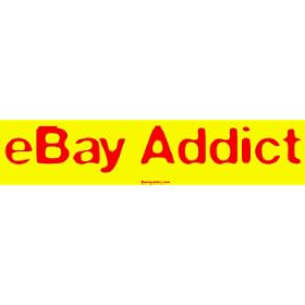 eBay Addict MINIATURE Sticker