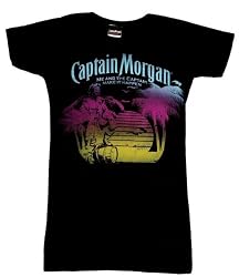 CAPTAIN MORGAN SHIRTS FOR GIRLS - CAPTAIN MORGAN JUNIORS SHIRTS - DRINKING SHIRT FOR GIRLS - PARTY T-SHIRT FOR GIRLS
