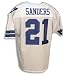 Deion Sanders Dallas Cowboys Autographed White Throwback Jersey
