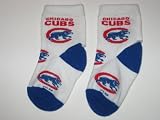 CHICAGO CUBS Team Logo Cotton BABY BOOTIES