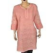 Elegant Kurti Top Summer Dress for Women Cotton Hand Embroidered Size L