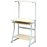 サイバーコム パソコンデスク MPC-60HCA(NM/IV) ナチュラルメイプル