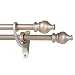 Serif Drapery Double Rod Set - Champagne (4888")