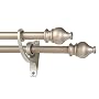 Serif Drapery Double Rod Set - Champagne (4888")