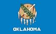 Valley Forge Nylon Oklahoma State Flag, measures 3-Foot x 5-Foot