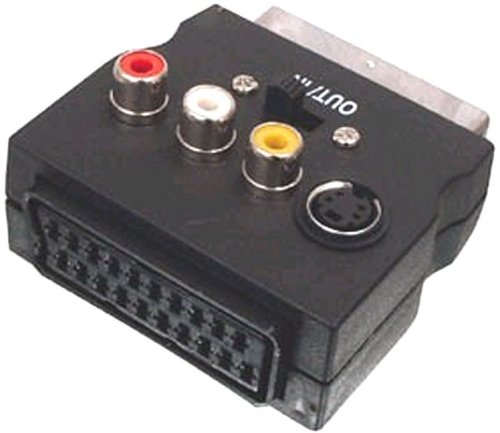 Scart Adapter Switchable Plug to Socket