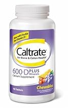 Caltrate 600+D Calcium Chewables, Assorted Fruit, 90 ct
