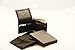 Prime Men's Soft Black Leather Bi-fold Wallet with ID Window. Gift Box.