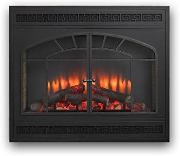 GreatCo Gallery Series Built-in Electric Fireplace with Arched Rectanguler Front, 41-Inch