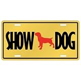 New Cane Corso / Show Dog License Plate Dog