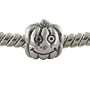 Pandora Style Bead Happy Halloween Pumpkin Snap European Charm Bead Plated Fits Pandora Bracelet