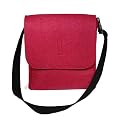 Messenger Bag Burgundy - 12 inches X 11 inches
