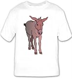 T-shirt with donkey, equine, animal