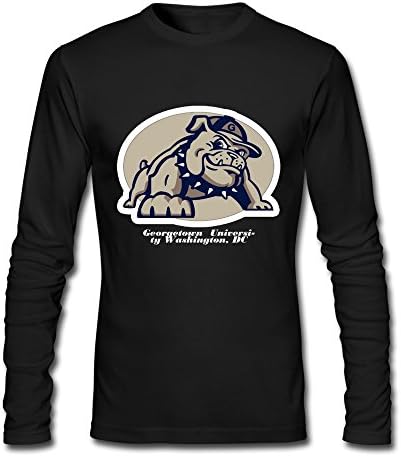 HAGB1K Men Georgetown University Washington, DC T-shirt XXL Black Long Sleeve