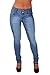 Style G154- Colombian Design, Mid Waist, Butt Lift, Levanta Cola, Skinny Jeans