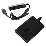GTMax Hard Drive Transfer Cable Adapter + Black 250G HDD Hard Disk Drive for Microsoft XBOX 360