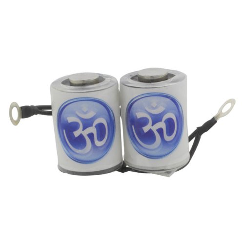 12 Wrap Vibrant Blue Om Tattoo Machine Coil