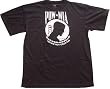 MILITARY GEAR - POW MIA - Black T-shirt