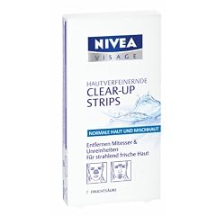Nivea Visage Hautverfeinernde Clear-Up Strips Anti-Pickelpflege, 6er Pack