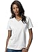 HN LAD COMFRT SOFT VEE NECK T (WHITE) (M)
