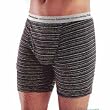 Fruit of the Loom Men Stripes and Heathers Boxer Briefs - 2 Pack el4619