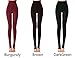 Anmengte Winter Womens Black Warm Velet Stretchy High Waist Elastics Leggings (FBA)