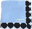 Diapee & Wipees NEW Black Disco Dot Blanket