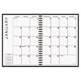 Recycled Monthly Planner, Jan.-Jan., Black, 7