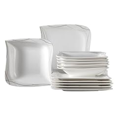 Verso 922167 Tafelservice 12-teilig Caprice mit je 6 Teller tief und flach