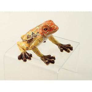 Bejeweled Frog Jeweled Trinket Box - Magnificent !!