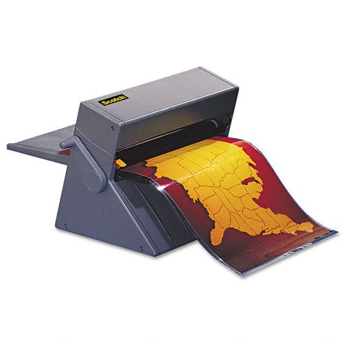 Scotch Products - Scotch - Heat-Free Laminating Machine w/1 Cartridge, 12 Maximum Document Size - Sold As 1 Each - Perfect lamination without electricity. - Safe, heat-free and easy to use-no warm-up waiting time, no fumes, no mess. - Three easy ste