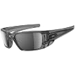 Oakley Fuel Cell Men's Lifestyle Race Wear Sunglasses w/ Free B&F Heart Sticker - Grey Smoke/Black Iridium