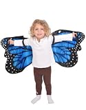 Blue Morpho Butterfly Plush Costume Wings by Adventure Kids One Size Fits Most with 44 inch Wingspan by Adventure Kids