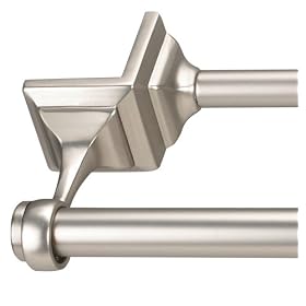 Umbra Mission 36 to 54-Inch Double Tension Curtain Rod, Nickel by Umbra