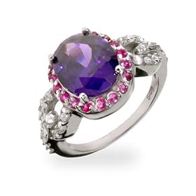 cocktail ring purple