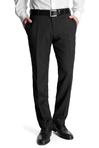 ESPRIT Collection Herren Hose Slim Fit A33254, Gr. 52 (XL), Schwarz (black 001) Preisvergleich