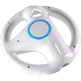 SODIAL(R) New ROUND STEERING WHEEL FOR NINTENDO Wii MARIO KART GAME