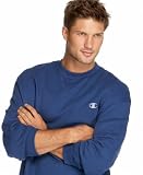 Champion Sweatshirt, Fleece Crew Neck Blue 2XL