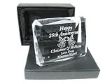25th Wedding Anniversary Gift, Engraved 25th Wedding