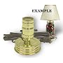 Mason Jar Lamp Kit converts a Standard Mason Jar Into an Instant Lamp (Pkg. Of 3)