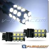 2 HID WHITE SMT 27 LED PARKING LIGHT BULBS 3157 3156