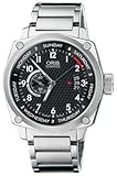 Oris Men's 4164MB BC4 Black Dial Stainless Steel Bracelet Watch
