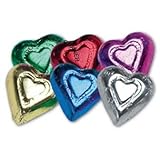 Rainbow Milk Chocolate Hearts