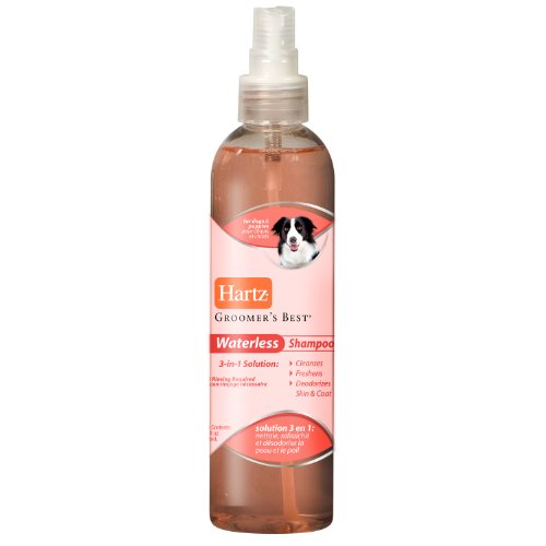 Hartz Groomers Best Waterless Shampoo for Dogs, 3 in 1 Solution