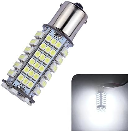 LLCJ 2 x High Power White 1156 102-SMD 3528 5W 12V Car Light LED Blub For Internal light,Tail lights, Turn signal light, Corner light, Parking light, Side marker and Backup lights