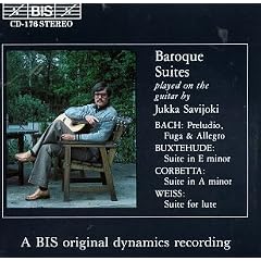 Baroque Suites played on the guitar