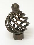 Small Flower Twist Knob in Oil Rubbed Bronze