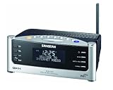 Sangean RCR-7 WF Internetradio (LCD, SD/MMC-Kartenleser) schwarz/silber